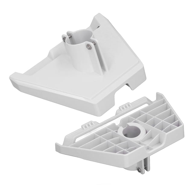 Para el adaptador de tubería gen 3, la placa de Montaje de la antena blanca mejoró la alineación precisa de la ubicación flexible para de 39 mm de diámetro