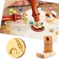 thumbnail image 1 of Peggybyg Special-shaped Enamel Head Invitation Envelope Wax Sealing Head for Wedding Card, 1 of 6