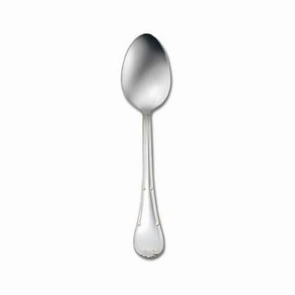 Oneida T022SDEF 7 in. Donizetti Stainless Steel Extra Heavy Weight Oval Bowl Soup & Dessert Spoon
