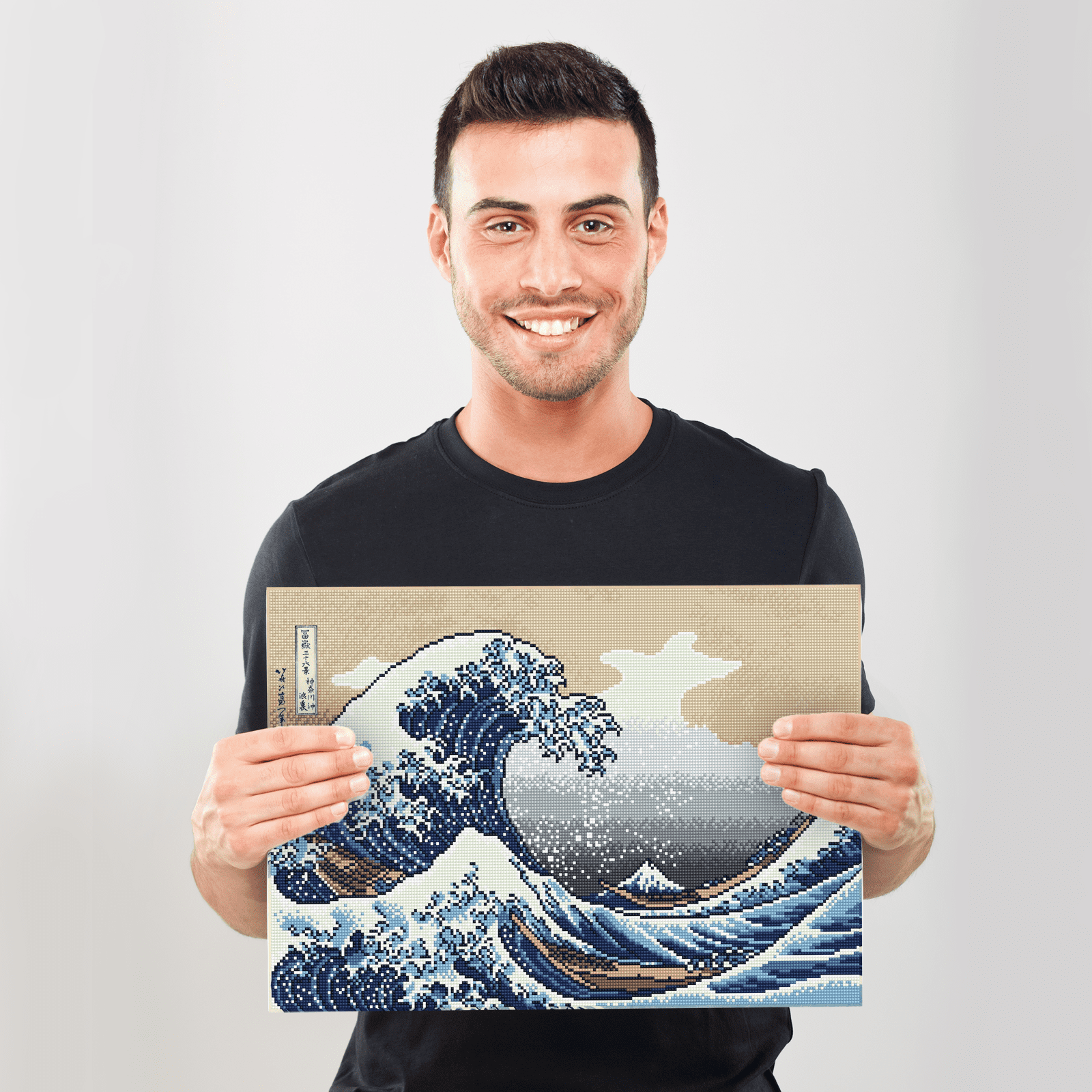 Diamond Dotz The Great Wave off Kanagawa Ocean Diamond Painting Kits for Adults - Diamond Art Kits a Relaxing Creative Craft Kit with Dotz Gems 22.4"x15.4"