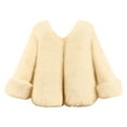 thumbnail image 4 of Vividxx Girls Jacket Coat For Girls Warm Winter Teddy Thicken Jacket Outerwear Soft Coats For Toddler Big Kids 3-4 Years, 4 of 5