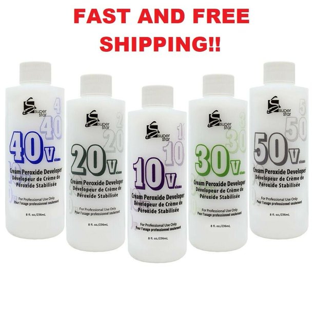 Super Star Cream Peroxide Developer Stabilized Haircolor 20 Volume 8oz