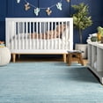 thumbnail image 6 of Rugs USA Mandia Striped Wool Area Rug, 5' x 8', Marlowe Baby Blue, 6 of 9