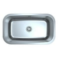 thumbnail image 2 of Ancona Capri Series Stainless Steel 31.5'' L x 18.3'' W Single Bowl Undermount Kitchen Sink with Strainer, 2 of 5