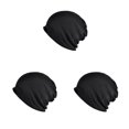 thumbnail image 3 of Gorro de Invierno Yuarrent Turban Chemo Caps Doble Capa Negro, 3 of 6