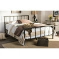 thumbnail image 3 of Baxton Studio Amy Vintage Industrial Black Finished Metal Platform Bed, Multiple Sizes, 3 of 5