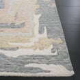 thumbnail image 4 of SAFAVIEH Ebony Jobeth Abstract Area Rug, Grey/Ivory, 8' x 10', 4 of 11