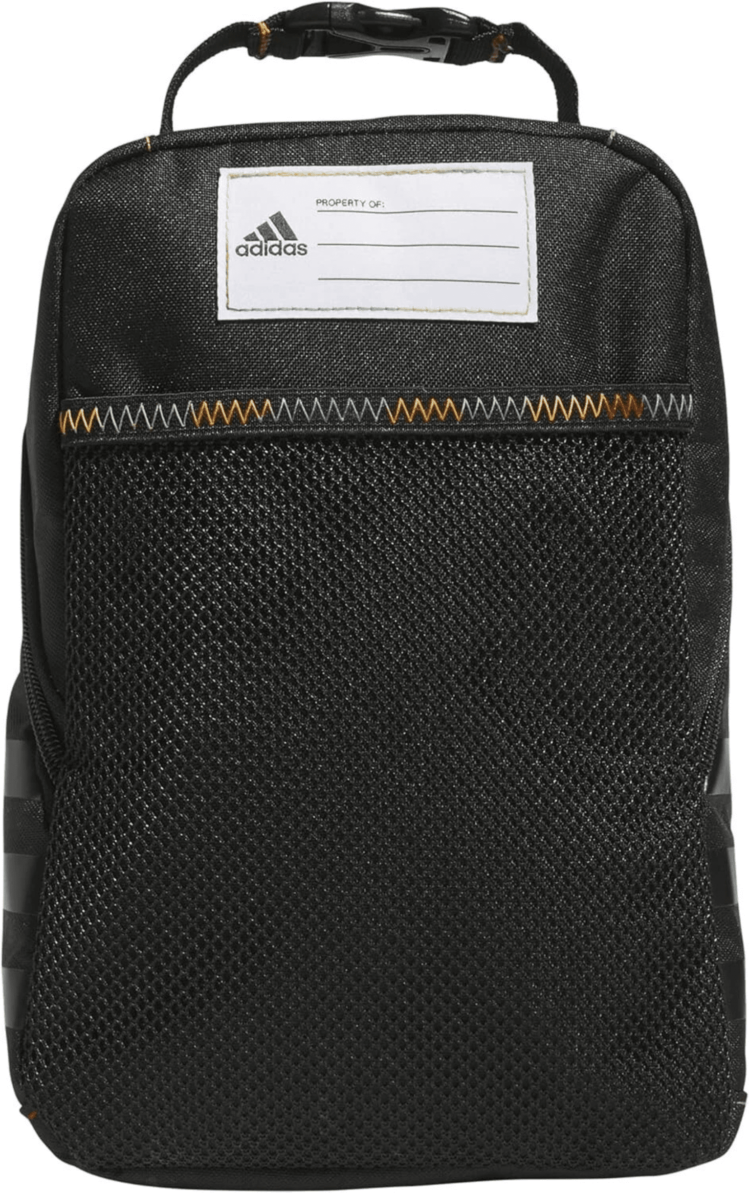 adidas Santiago Insulated Lunch Bag (6.5L) with Clip Lock Handle, Black Rainbow, One Size