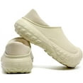 thumbnail image 4 of Women Men Adult Clogs Fuzz Lined Waterproof Closed-back House Slippers Non-slip Bedroom Slides for Indoor Outdoor, 4 of 15
