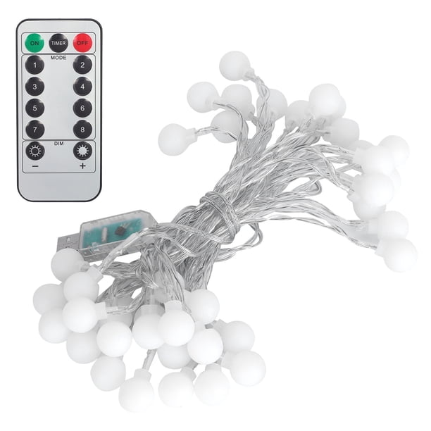 Luz decorativa, 40LED Globe Ball String Ball String Lights String Light Probado y confiable Jadeshay A