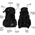 thumbnail image 2 of K9 Sport Sack Medium Jet Black Air 2 Dog Carrier Backpack for Pets, 2 of 3