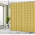 thumbnail image 4 of Ambesonne Dove Shower Curtain, Silhouettes of Flying Birds, 69"Wx84"L, Earth Yellow Dark Khaki, 4 of 4