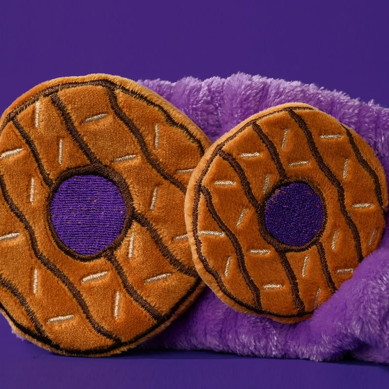 ★すみれストライプ×イエローキャンディ★ ハンドメイド　スタイ お菓子柄 Hard Candy Girl Scouts Cookie Rally™ Extra Plushy Headband in