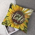 thumbnail image 7 of nygtbtfer Square Cushion with with Motivational Words Decorative Sofa Bed Home Pillow White, 7 of 7
