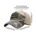 thumbnail image 7 of Jiibva American Flag Embroidered Baseball Hat Men USA Flag Net Mesh Baseball Breathable Cap for Outdoor, 7 of 7