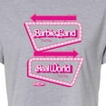 thumbnail image 3 of Barbie The Movie - Barbieland Real World This Way Signs - Juniors Cropped Cotton Blend T-Shirt, 3 of 5