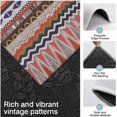 thumbnail image 3 of Multicolor Geometric Pattern Kitchen Rugs Sets Of 3,Kitchen Runner Rugs Non Skid Washable,Decorative Kitchen Floor Mats for Kitchen,Sink,Laundry,17"x30"+ 17"x47" + 17"x59", 3 of 6