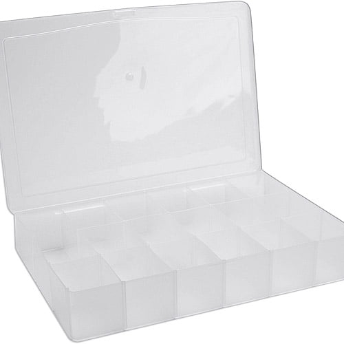 Darice Floss Caddy 17-Compartment, 7' x 10-1/2' x 1-1/2'