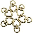 thumbnail image 1 of Heart Shape Swivel Buckle 6PCS 46mm Alloy Light Gold Heart Shape Spring Snap Swivel Lobster Clasp Hooks for Handbag Bag Strap Keychains DIY Craft, 1 of 5