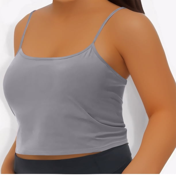 Puntoco Camisetas sin mangas ajustadas para mujer, blusas de cuello redondo de manga corta con estampado informal a la moda de talla grande para mujer