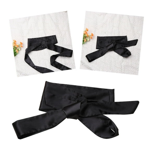 Soimiss Sash Belt For Bridal Simple Classic Silk 1Pcs Waist Accentuation
