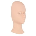 thumbnail image 4 of Maniquí de maquillaje, cabeza de maniquí de pestañas, cabeza de maniquí de silicona desmontable, cabeza de maniquí de práctica de maquillaje, características líderes en clase, 4 of 8