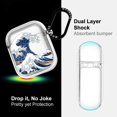 thumbnail image 4 of Funda MOSNOVO para AirPods 1 y 2, funda transparente a prueba de golpes, 4 of 7