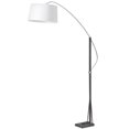 thumbnail image 1 of Dainolite Lampadaire Arc en Chrome Poli et Noir Mat, 1 of 1
