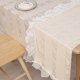 thumbnail image 2 of Lace Tablecloths Rectangle Table Cloths Openwork Table Cover for Wedding Party Holiday Dinner Home Decoration (150*250cm, Beige), 2 of 4
