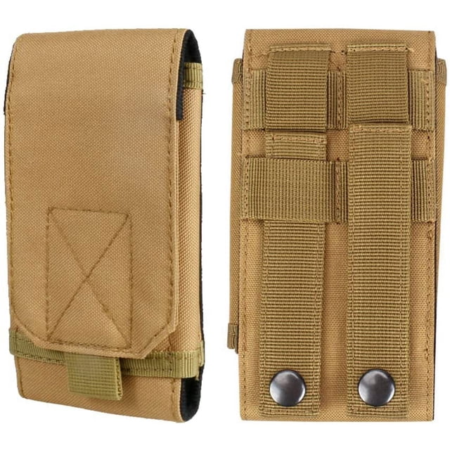 Funda universal táctica MOLLE para teléfono móvil del ejército, bolsa de cintura para accesorios de transporte EDC y seguridad Levamdar 18*10*2,5 cm