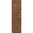 thumbnail image 3 of SAFAVIEH Cherokee Collection CHR918Z Black / Red Rug, 3 of 6