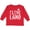 Red, variant on Cleveland, Ohio Distressed Font Boys or Girls Long Sleeve Toddler T-Shirt