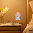 thumbnail image 2 of Night Light Plug into Wall,Dusk to Dawn Sensor Auto-On/Off for Bathroom, Hallway,Kids Room-Vector Pink Background, 2 of 4