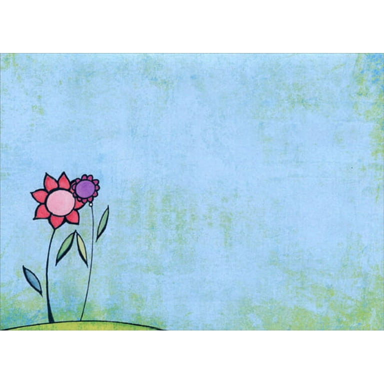 Sympathy card Blue Garden