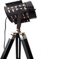 thumbnail image 3 of NauticalMart Trépied Réglable en Bois Projecteur Noir antique hollywood, 3 of 4