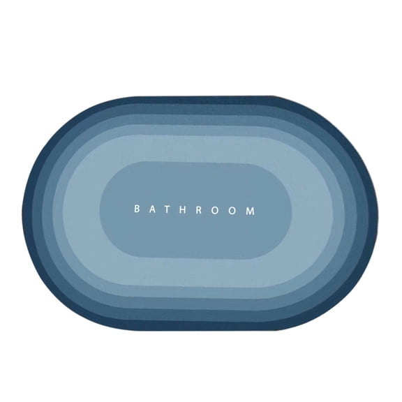 EUDIDV Quick-Dry Carpet Diatomite Soft Rubber Absorbent Mats Bathroom Floor Mats Soft Diatomite Non-slip Bathroom Foot Mats Bathroom Toilet Mats Water-Absorbing Rug