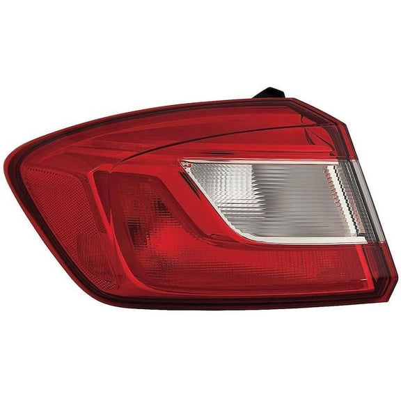 Left Driver Side Tail Light Assembly - Compatible with 2017 - 2019 Chevy Cruze 2018