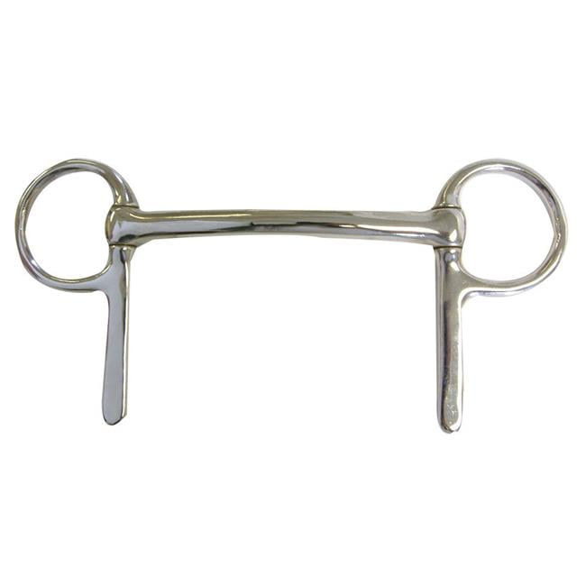 5.5in Korsteel Stainless Steel Liverpool Mullen Mouth Driving Bit Silver 5.5in Korsteel Stainless Steel Liverpool Mullen Mouth Driving Bit Silver