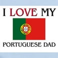thumbnail image 2 of CafePress - I Love My Portuguese Dad Infant Bodysuit - Baby Light Bodysuit, Size Newborn - 24 Months, 2 of 4