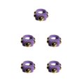 thumbnail image 2 of Youkk Belles Bagues en Or Déclaration pour Femmes à la Mode Bagues Durables pour Femmes Violet 5Set, 2 of 6