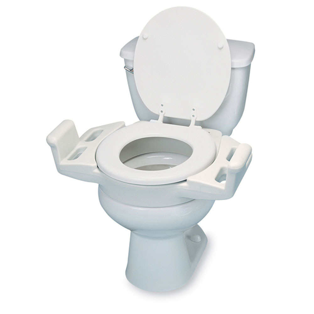 Ableware 725600050 Elevated PushUp Toilet Seat with ArmrestsStandard