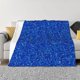 thumbnail image 1 of Fotbe Blue Circles Mosaic Manta de Franela con Estampado, Manta Ultrasuave para Cama, Sofá, Auto, Hipoalergénica y Antibolitas-80"x60", 1 of 6