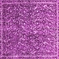 thumbnail image 1 of Ahgly Company Indoor Square Abstract Pink Modern Area Rugs, 5' Square, 1 of 4
