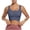 Blue, variant on Sport Bras for Women High Impact Wirefree Athletic Bras Full Coverage Seamless Workout Fitness Underwear