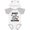 White & Heather w/ Ears, variant on Inktastic Happy Halloween Mummy Dinosaur Boys or Girls Baby Bodysuit