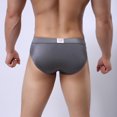 thumbnail image 4 of Bigersell Thong Underwear Clearance Womens Briefs Underwear Cheeky Panty Style P-1347 Nylon Period Panties G String Thong Briefs Mid Waist Women Cheeky Panties Gray M, 4 of 6