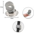 thumbnail image 3 of 6 Pieces of Powerful Magnetic Pen Holder with Adjustable Spring Coil in Stainless Steel Refrigerator, 3 of 4