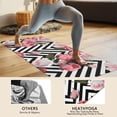 thumbnail image 4 of Pioneer Flower Floral Print Pattern Hot Yoga Mat Towel Non Slip for Hot Yoga - Quick-Drying Yoga Mat Cover with 4 Corner Pockets with Travel Bag - Hot Yoga Towel Non Slip 74"x26", 4 of 6