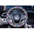 thumbnail image 5 of Fundas para volante de mujer Bohemian Fabric Universal 15 Inch Baja Blanket Enthic JAMW Sencillez, 5 of 5