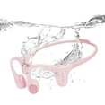 thumbnail image 1 of Restored mojawa Run Plus Bone Conduction Headphones, Open-Ear Bluetooth Headphones, 32GB MP3 Player, IP68 Waterproof Swimming Earbuds, Deep Bass, Secure Fit for Running, Gym and Daily Use, Pink (Refurbished), 1 of 7